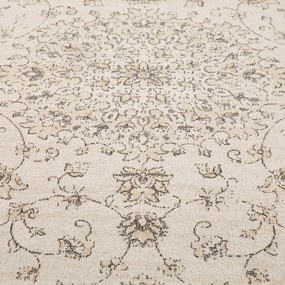 Vintage vloerkleed, bedrukt, used-effect, DIONA