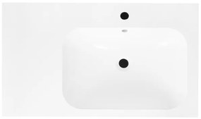 Best Design wastafel 80cm voor splash meubel met kraangat wit 4014570