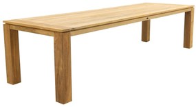 Rome teak tuintafel 320 x 100 cm. - Natural brown OP=OP