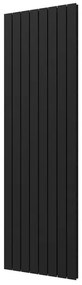 Plieger Cavallino Retto designradiator verticaal dubbel middenaansluiting 2000x602mm 1716W donkergrijs structuur 7255381