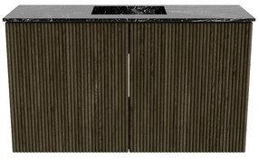 Mondiaz Joya DLux 70cm toiletmeubel shadow met wastafel faye midden zonder kraangat lava