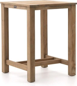 Bartafel ROUGH | Vierkant | Tuintafel Teakhout | 80x80cm | 2 personen | Kees Smit Tuinmeubelen
