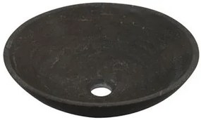 Plieger Stone waskom opbouw Ø40x12cm antraciet