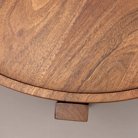 Dutchbone Shane Houten Salontafel Met Dienblad - 59 X 59cm.