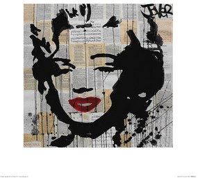 Loui Jover - Marilyn Kunstdruk, (60 x 60 cm)