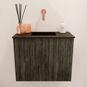 Mondiaz Joya 50cm toiletmeubel shadow met wastafel faye midden zonder kraangat urban