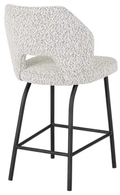Must Living Bloom Moderne Barkruk Boucle Grijs
