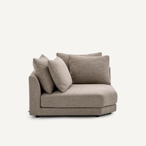 Modulair hoekbank in tweed, TIBERIO
