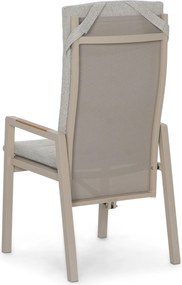 Verstelbare Tuinstoel Aluminium Zand/Beige Lifestyle Garden Furniture Vivaro   loft