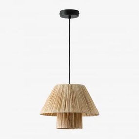 Hanglamp Van Rafia Aruel Design Natuurlijk - Sklum