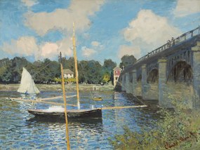 Kunstreproductie The Bridge at Argenteuil (1874), Claude Monet