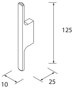 Muebles Bibi meubelgreep zwart mat