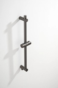 Saniclear Plus douche glijstang met wateraansluiting 60cm verouderd ijzer - gunmetal