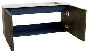 Mondiaz Joya DLux 90cm toiletmeubel shadow met wastafel faye rechts 1 kraangat meli