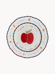 Handgemaakte ontbijtbord Apple van porselein