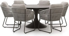 Diningset SUNS | 6 personen | Tuinset sintered stone | 7-delig | Kees Smit Tuinmeubelen