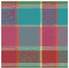 Katoenen tafellaken Mille Wax Cocktail met jacquardweefsel