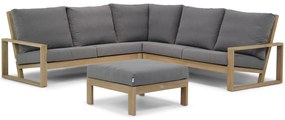 Hoek loungeset 5 personen Teak Old teak greywash  Lifestyle Garden Furniture Pure Island