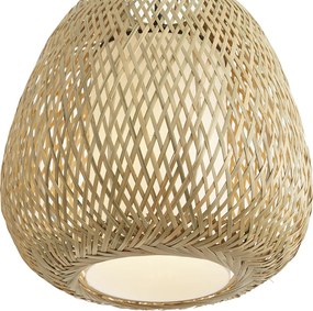 Japandi hanglamp bamboo 32cm IP44 - Moana