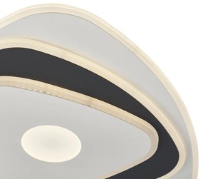 Design plafondlamp wit met antraciet organisch incl. LED dimbaar - Taylor Design Binnenverlichting Lamp