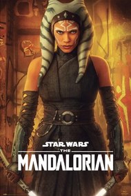 Poster Star Wars: The Mandalorian - Ashoka Tano, (61 x 91.5 cm)