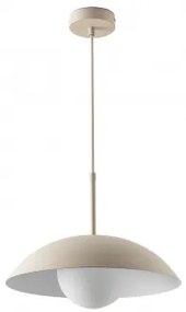 Hanglamp Van Metaal Javiane Tapioca Beige - Sklum