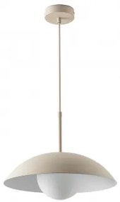 Javiane metalen plafondlamp Tapioca beige - Sklum