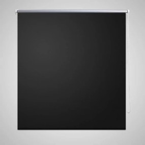 vidaXL Rolgordijn verduisterend 120 x 230 cm zwart