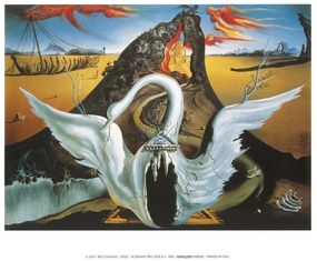 Bacchanale, 1939 Kunstdruk, Salvador Dalí, (30 x 24 cm)