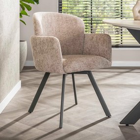Draaibare Eetkamerstoel Beige