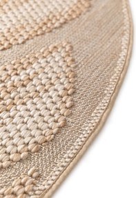 Garden Impressions Buitenkleed Ø160 cm - leaf taupe