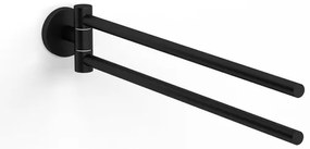 Royal Plaza Salix 2-lids handdoekhouder mat zwart 38801