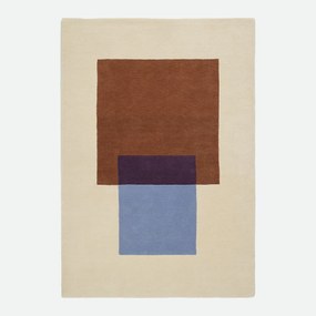 Wollen vloerkleed, geometrisch patroon, AZELYS