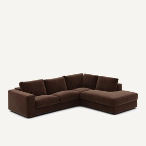 Chenille fluwelen hoekbank, Skander