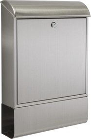 Practo Garden washington inox - Brievenbus in inox - 11,3x37,3x52cm