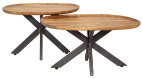 Salontafel Set Van 2 Accacia Hout