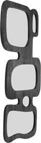 Kare Design Art Shapes Grote Spiegel Organisch Zwart Hout - 89x199cm