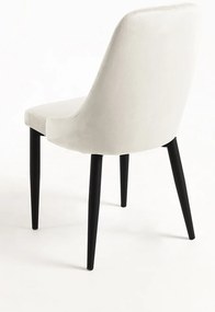 Set 4 Kan Fluwelen Stoelen