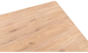 Goossens Eettafel Bjarte, Rechthoekig 200 x 90 cm