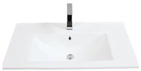 Sanicare Q6 badkamermeubel met 3 laden 100 cm hoogglans wit