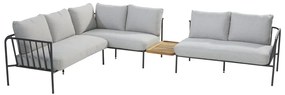 4 Seasons Outdoor Figaro 4-persoons loungebank Tuinbank   antraciet weerbestendig