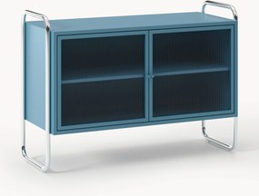 Metalen dressoir Robyn met glazen front