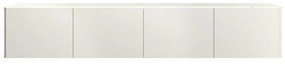 Zwevend Tv-meubel Wit 194 Cm - 194x35.5x35cm.