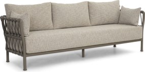 Stoel en Bank Loungeset 5 personen Rope Taupe  Santika Furniture Santika