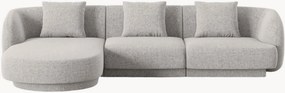 Chenille hoekbank Tulum (4-zits)