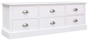 vidaXL Halbank 115x30x40 cm hout wit