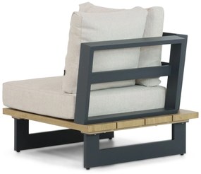Hoek loungeset 5 personen Aluminium Grijs  Lifestyle Garden Furniture Azzurro