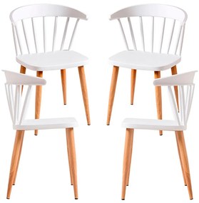 Pak 4 Candy Stoelen