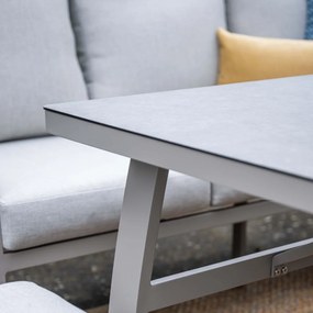 Garden Impressions Cameron lounge dining set 5-delig rechts - taupe