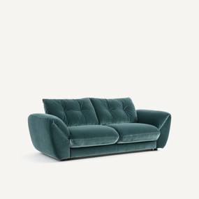 Omvormbare 3-zitsbank van fluweel Edgar